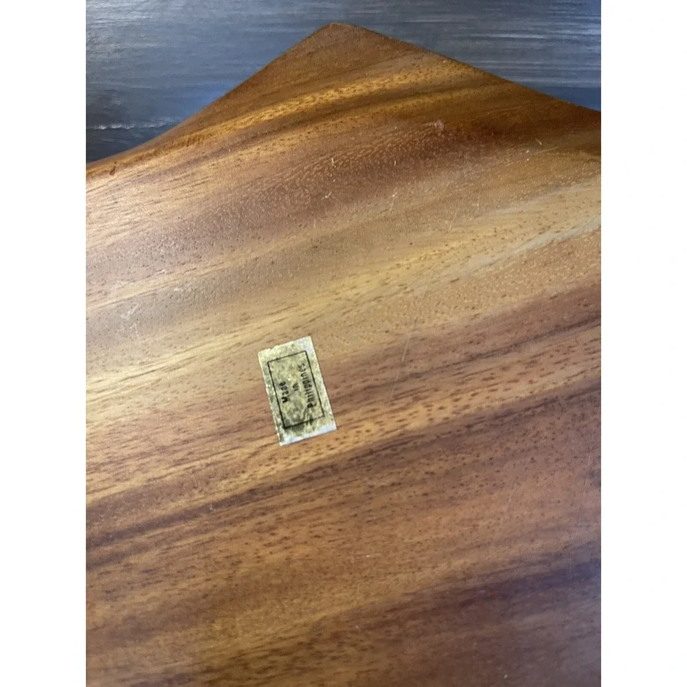 Fish Shaped Wood Platter Tray